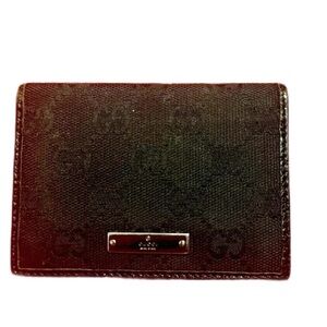 Gucci GG Canvas monogram card holder